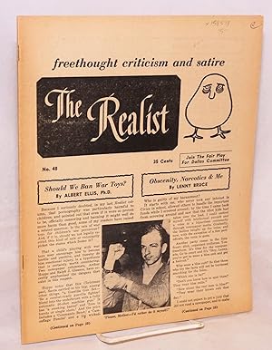 The realist: freethought criticism and satire. No. 48, March, 1964. Join the Fair Play for Dallas...