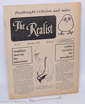 The realist [no.53] freethought criticism and satire. September, 1964. The magazine of unleashed ...