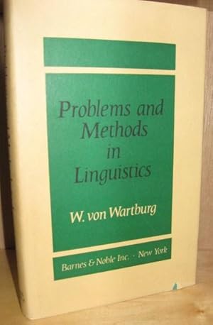 Imagen del vendedor de Problems and Methods in Linguistics a la venta por Atlantic Bookshop