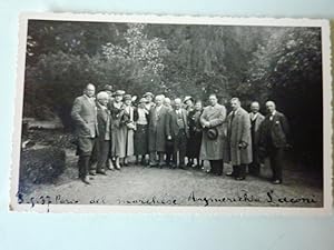 Fotografia "Laconi Maggio 1937 - Foto di Gruppo - PARCO DEL MARCHESE AYMERICH"