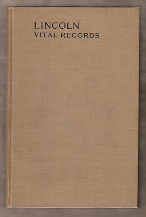 Vital Records of Lincoln Massachusetts to the Year 1850