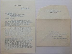 Typed Letter Signed to film pioneer William Pine