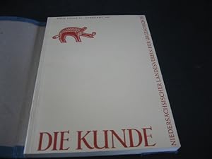 Die Kunde. Mitteilungen des Niedersächsischen Landesvereins für Urgeschichte. Neue Folge 18, Jahr...