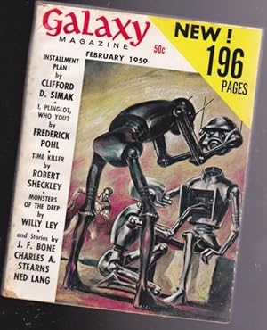 Seller image for Galaxy Science Fiction: February 1959 - Forever, Pastoral Affair, Insidekick, I Plinglot Who You?, Installment Plan, Time Killer (conclusion) for sale by Nessa Books