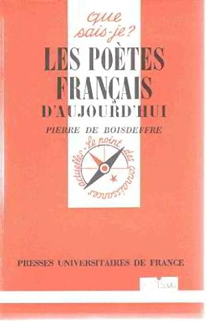 Les poetes français s'aujourd'hui