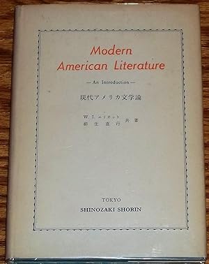 Image du vendeur pour Modern American Literature, An Introduction mis en vente par My Book Heaven