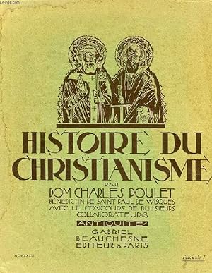 Seller image for HISTOIRE DU CHRISTIANISME, FASC. I, ANTIQUITE for sale by Le-Livre