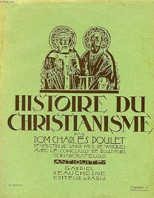 Bild des Verkufers fr HISTOIRE DU CHRISTIANISME, FASC. II, ANTIQUITE zum Verkauf von Le-Livre
