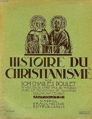 Bild des Verkufers fr HISTOIRE DU CHRISTIANISME, FASC. III, ANTIQUITE zum Verkauf von Le-Livre
