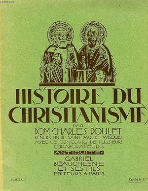 Bild des Verkufers fr HISTOIRE DU CHRISTIANISME, FASC. IV, ANTIQUITE zum Verkauf von Le-Livre