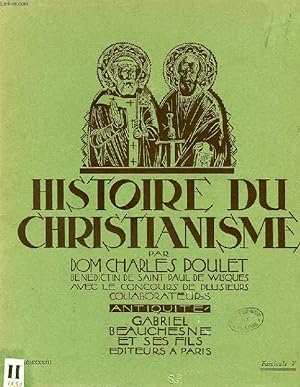 Bild des Verkufers fr HISTOIRE DU CHRISTIANISME, FASC. V, ANTIQUITE zum Verkauf von Le-Livre