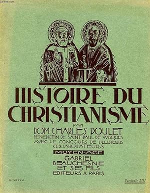 Bild des Verkufers fr HISTOIRE DU CHRISTIANISME, FASC. XIII, MOYEN-AGE zum Verkauf von Le-Livre