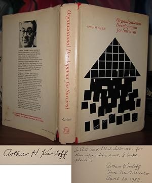 Seller image for ORGANIZATIONAL DEVELOPMENT FOR SURVIVAL Signed 1st for sale by Rare Book Cellar
