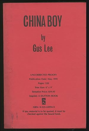 Seller image for China Boy for sale by Between the Covers-Rare Books, Inc. ABAA