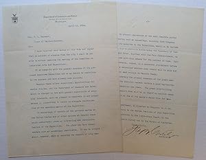 Typed Letter Signed about the Proposed Jamestown Exposition
