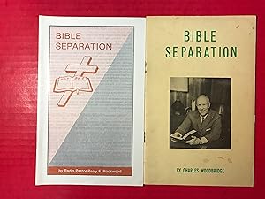 Bild des Verkufers fr Bible Separation, 2 Volumes zum Verkauf von COVENANT HERITAGE LIBRIS