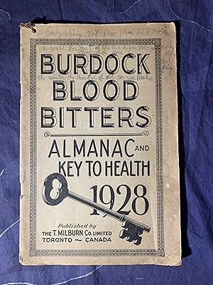 Burdock Blood Bitters: Almanac and Key to Health 1928
