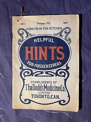 Helpful Hints for Housekeepers Volume VII 1917