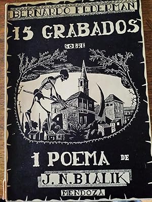 15 Grabados 14 Capitulares Impreso con Tacos Originales sobre el Poema en la Ciudad de la Matanza...
