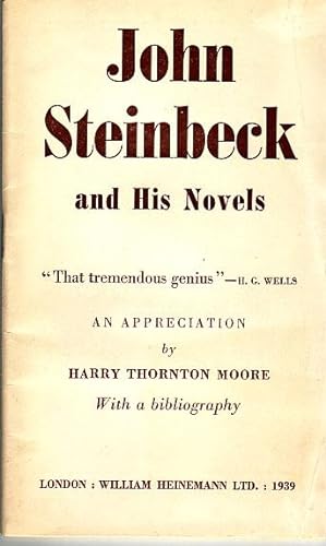 John Steinbeck And His Novels.