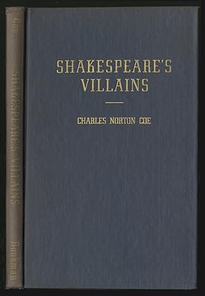 Imagen del vendedor de Shakespeare's Villains a la venta por Between the Covers-Rare Books, Inc. ABAA