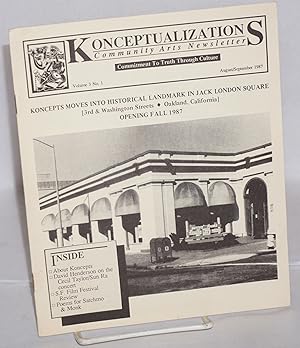 Konceptualizations: community arts magazine volume 3, no. 1, August/September 1987