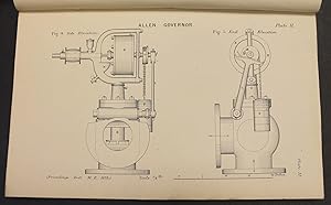 Imagen del vendedor de On the Allen Governor and Throttle Valve for steam engines by Kitson; On Wenham's Heated-Air Engine by Cooke; contained in the Proceedings of the Institution of Mechanical Engineers, 1st May, 1873 . a la venta por Bristow & Garland