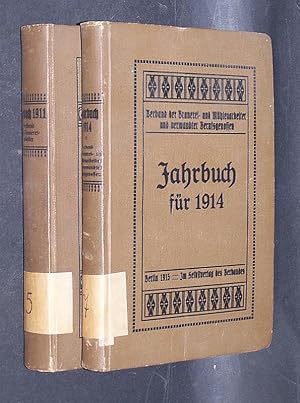 Konvolut aus 2 Bänden. Jahr- und Handbuch für Vereinsmitglieder für das Jahr 1911. Redaktion E. B...