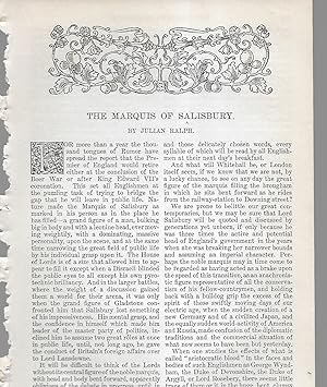 Seller image for The Marquis Of Salisbury for sale by Legacy Books II