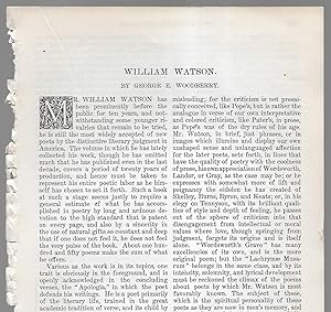 Seller image for William Watson for sale by Legacy Books II