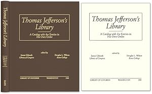 Immagine del venditore per Thomas Jefferson's Library A Catalog with the Entries in His Own Order venduto da The Lawbook Exchange, Ltd., ABAA  ILAB