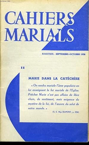 Seller image for CAHIERS MARIALS n11 : Marie dans le Catchse for sale by Le-Livre