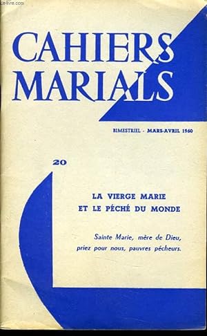 Seller image for CAHIERS MARIALS n20 : La Vierge Marie et le pch du monde for sale by Le-Livre