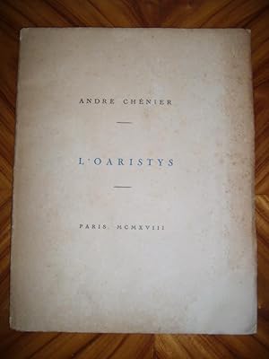 Seller image for L'Oaristys. for sale by Librairie La Perle Rare