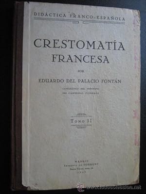 Imagen del vendedor de CRESTOMATA FRANCESA a la venta por Librera Maestro Gozalbo