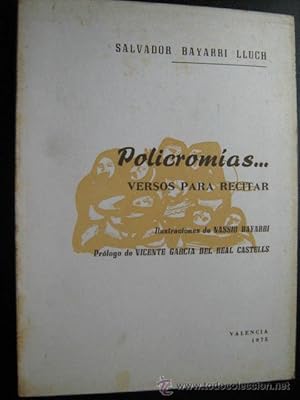 Bild des Verkufers fr POLICROMAS. VERSOS PARA RECETAR zum Verkauf von Librera Maestro Gozalbo