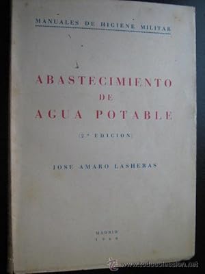 Imagen del vendedor de ABASTECIMIENTO DE AGUA POTABLE A LAS AGUAS MILITARES a la venta por Librera Maestro Gozalbo