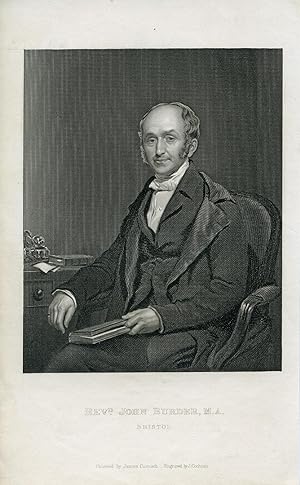 Image du vendeur pour Engraved Portrait by J. Cochran after James Curnoch mis en vente par Jeremy Norman's historyofscience