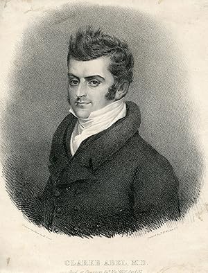 Image du vendeur pour Lithograph Portrait by M. Gauci after P. W. Wilkins mis en vente par Jeremy Norman's historyofscience