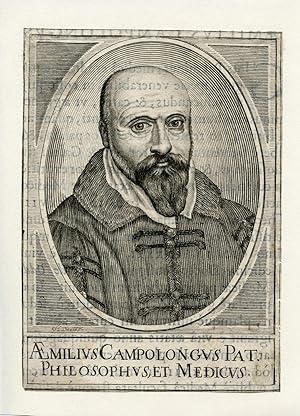 Imagen del vendedor de Philosophus, et Medicus. Engraved Portrait a la venta por Jeremy Norman's historyofscience