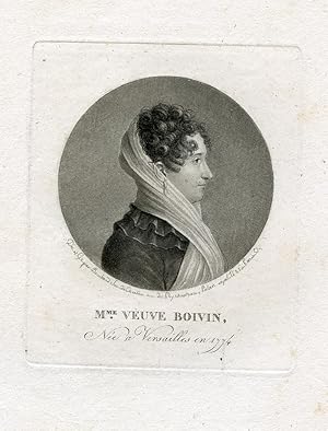 Seller image for Engraved Portrait by Bouchard for sale by Jeremy Norman's historyofscience