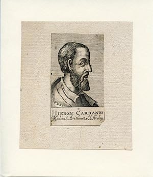 Bild des Verkufers fr Medicus, Arithmet, et Astrologe. Engraved Portrait zum Verkauf von Jeremy Norman's historyofscience