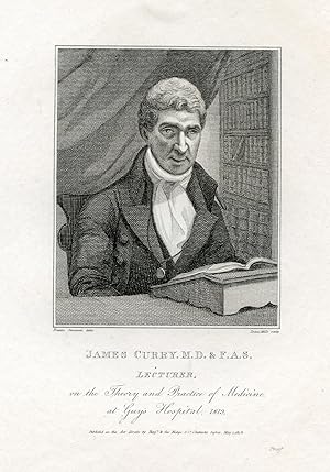 Bild des Verkufers fr Lecturer on the Theory and Practice of Medicine at Guy's Hospital. Engraved Portrait by Isaac Mills after Francis Simonau zum Verkauf von Jeremy Norman's historyofscience