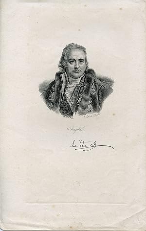 Bild des Verkufers fr Lithograph Portrait by Delpech zum Verkauf von Jeremy Norman's historyofscience