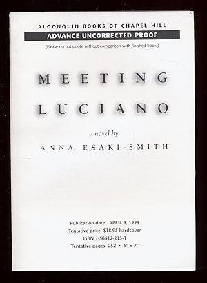 Seller image for Meeting Luciano for sale by Between the Covers-Rare Books, Inc. ABAA