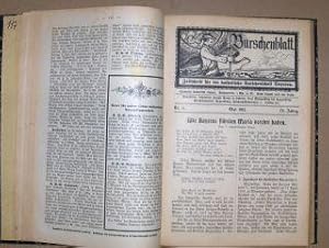 Burschenblatt - Zeitschrift für die katholische Burschenschaft Bayerns. IX. Jahrgang 1912 (Januar...