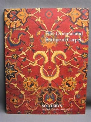 Image du vendeur pour Fine Oriental and European Carpets. April, 1997 mis en vente par Dale Cournoyer Books