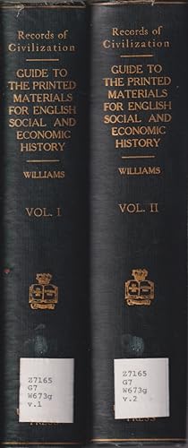 Image du vendeur pour A Guide To The Printed Materials For English Social And Economic History 1750-1850 mis en vente par Jonathan Grobe Books