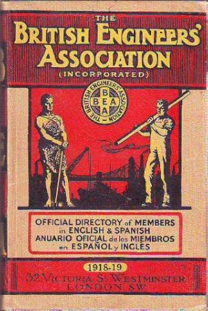 OFFICIAL DIRECTORY OF MEMBERS IN ENGLISH , 1918-19. & SPANISH/ANUARIO OFICIAL DE LOS MIEMBROS EN ...