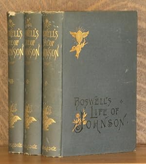THE LIFE OF SAMUEL JOHNSON INCLUDING A JOURNAL OF A TOUR TO THE HEBRIDES (3 VOL SET - COMPLETE)
